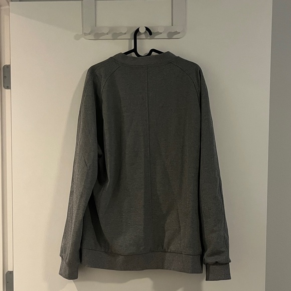 Men's Gray Bomber Jacket - Picture 3 of 3